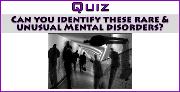 Quiz Mental Disorders
